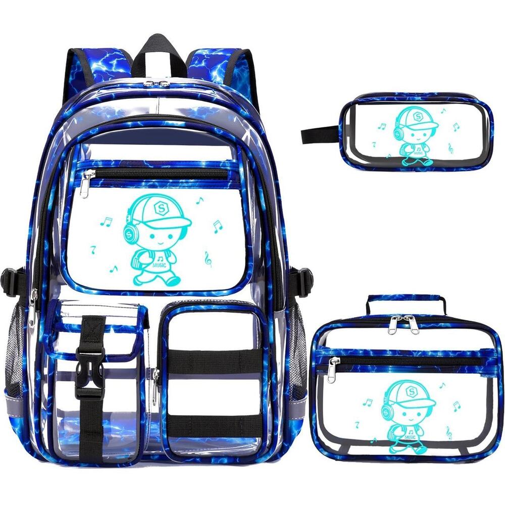 Similove luminous clear backpack for
